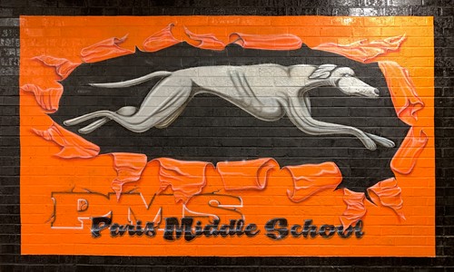 Picture of Paris Middle School Greyhound Logo