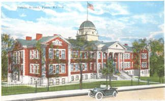 School building in 1927